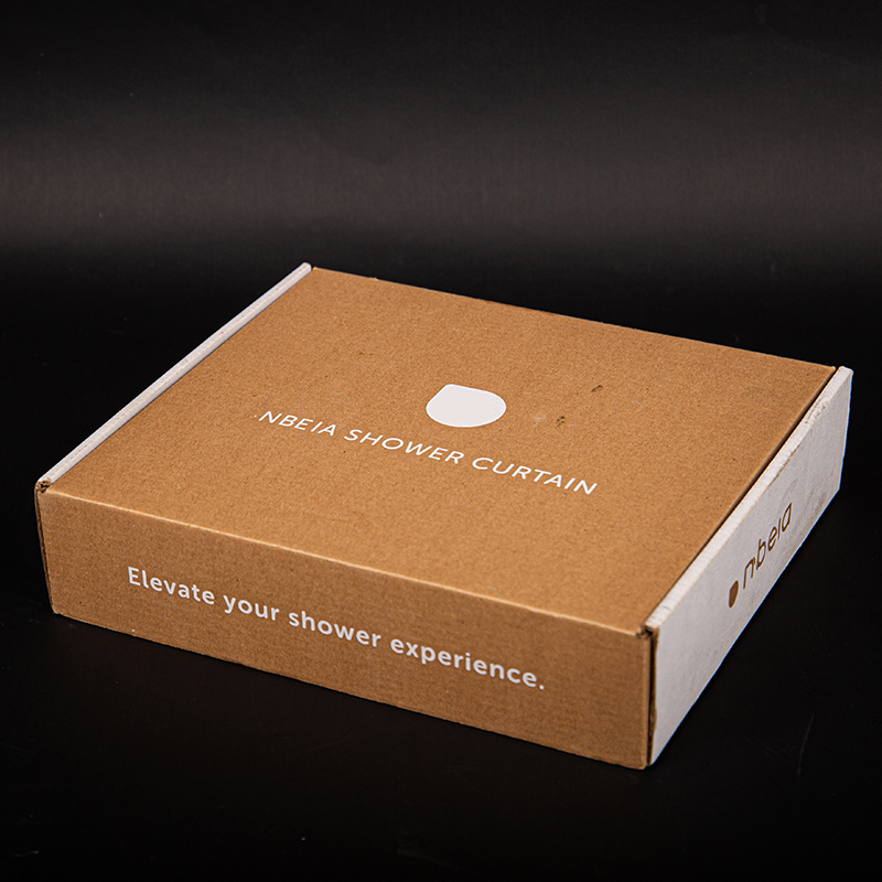 Shipping Packaging Box Custom Printed logo Curtain Kraft Corrugated Paper Packaging Box