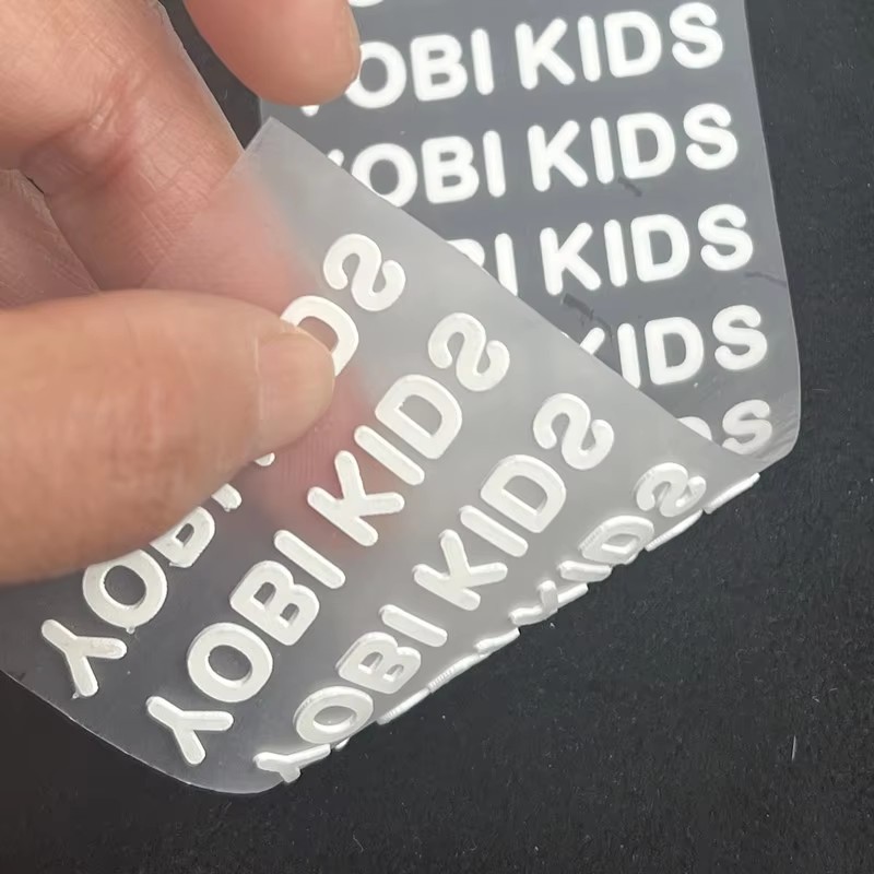 Home Textile Printing 3d Silicone Hot Stamping Heat Transfer Printed Label Garment Accessories for Clothing and Bag