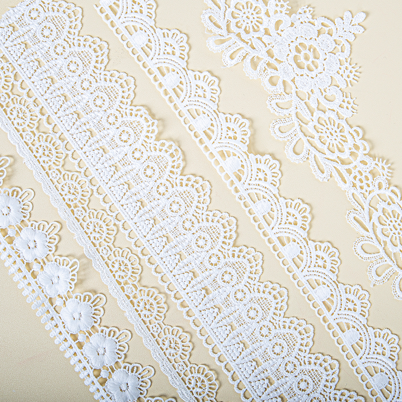 Jacquard Lace Fabric for Pouch Clothing Tag Ribbon With Logo
