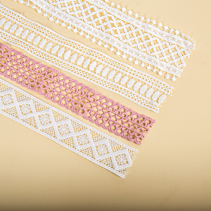 Wholesale 5cm Width Lace Garments Accessories Jacquard Lace Fabric for Clothing Underwear Wedding Dresses