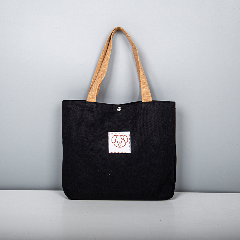 Cloth Bags Factory Custom Reusable Shopping Bags Silk Screen Printed Canvas Cotton Bag With Ribbon