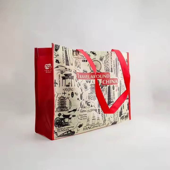 Promotional Recyclable Reusable Customized Non Woven Shopping Bag for Supermarket