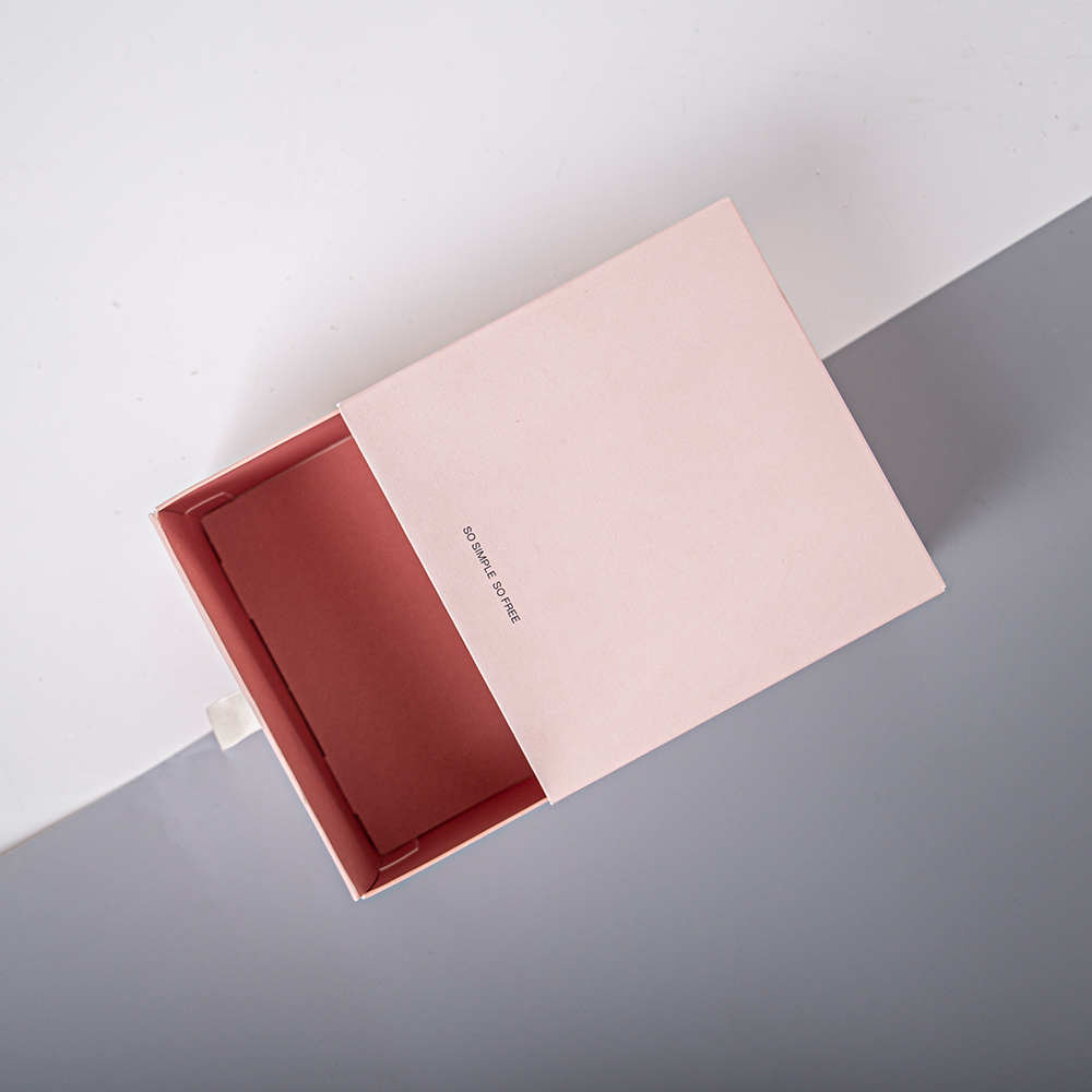 Gift Packaging Box Custom Matt Printed Logo Scarf Underwear Clothing Packaging Drawer Paper Box