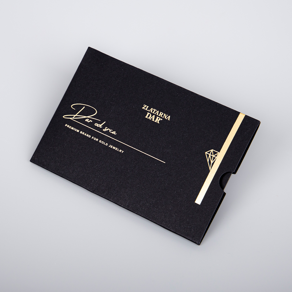 Custom Black Paper Membership Business Card Storage Sliding Credit Card Box Packaging Card Holder Sleeve