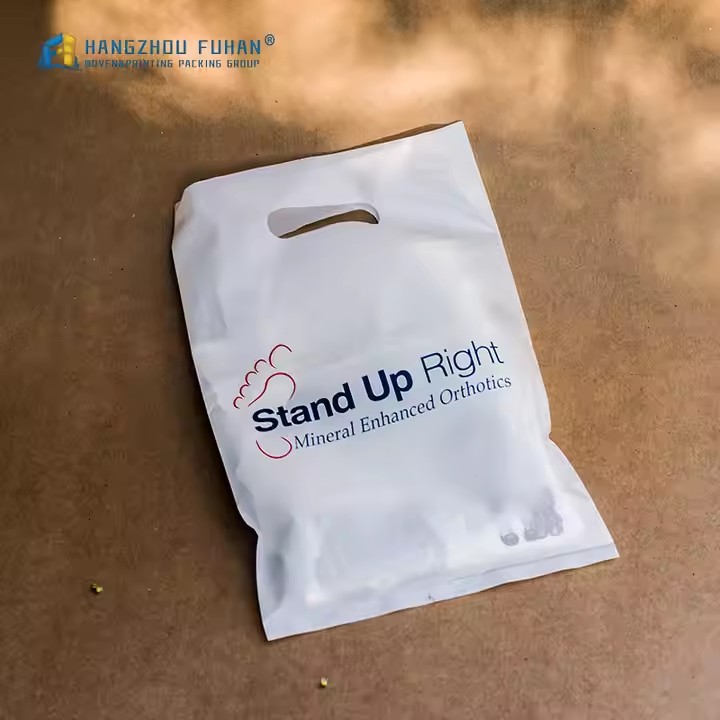 Garment Clothing Packing With Own Logo Packaging Custom LDPE Shopping Bag Printing Handle Plastic Bags,Biodegradable Plastic Bag