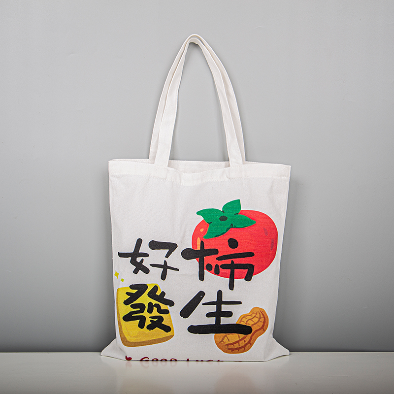 Custom Women Canvas Bags With Printed Logo Shopping Shoulder Heavy Duty Tote Canvas Bag