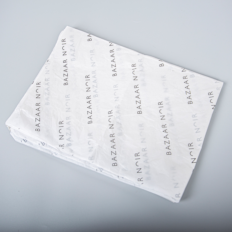 Customized Design Packing Tissue Paper Single Color Printed Logo Clothing Packaging Gift Packing Shoe Wrapping Tissue Paper