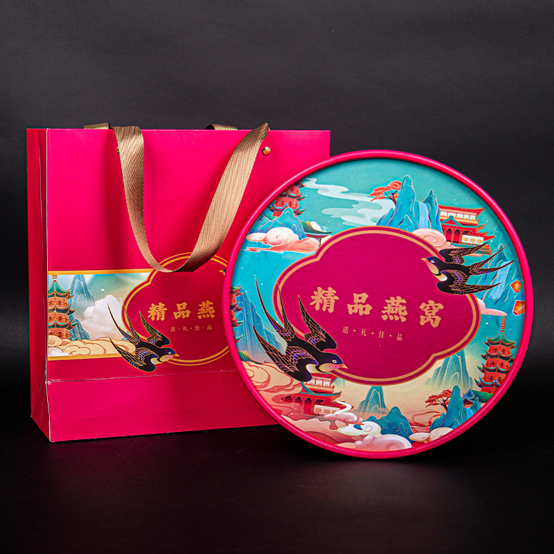 Bird's Nest Cylinder Gift Set: Elegant Nourishment with Care