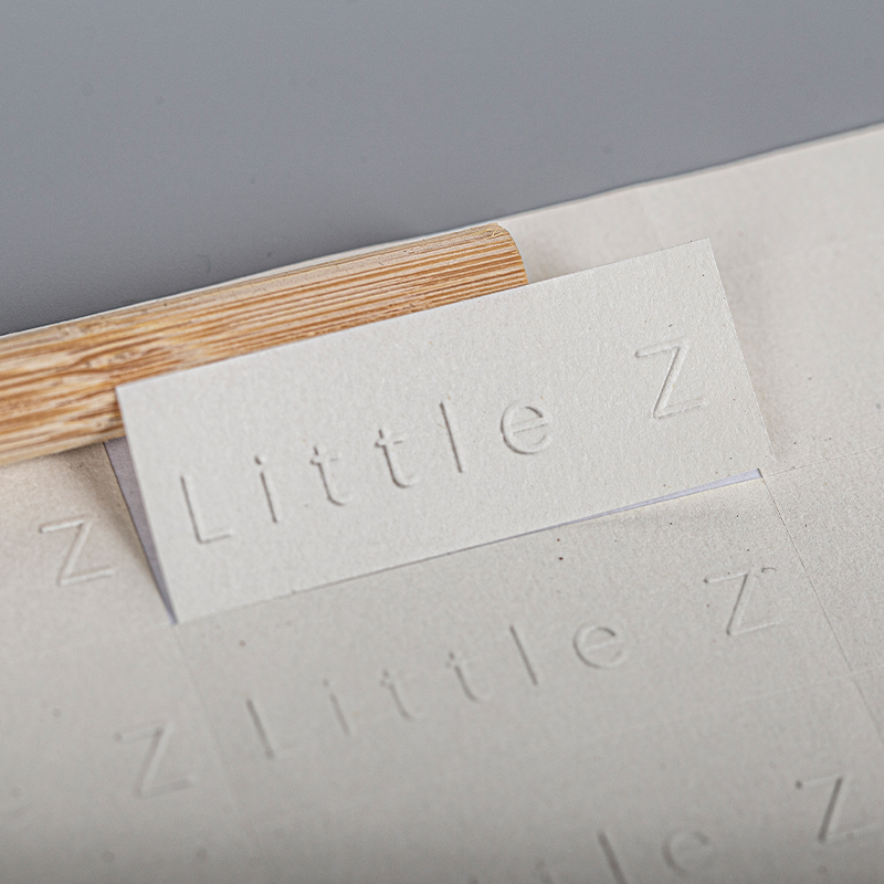 Use texture and craftsmanship to create an exclusive logo