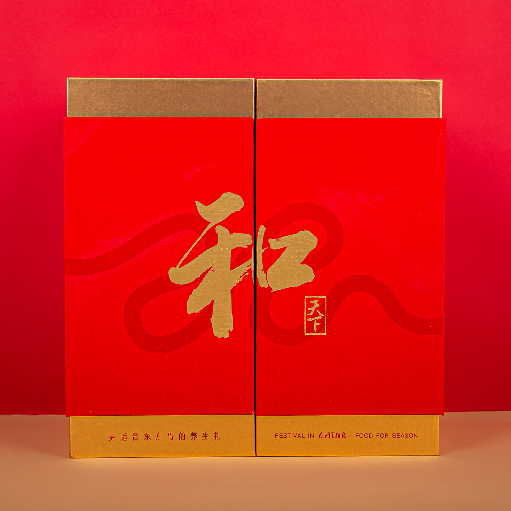 Double-Fold Box｜Gifting with Elegance: Conveying Eastern Grace