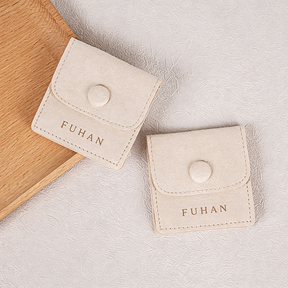 Velvet Snap-Closure Jewelry Pouch: Gently Stores Every Delicate Piece of Jewelry