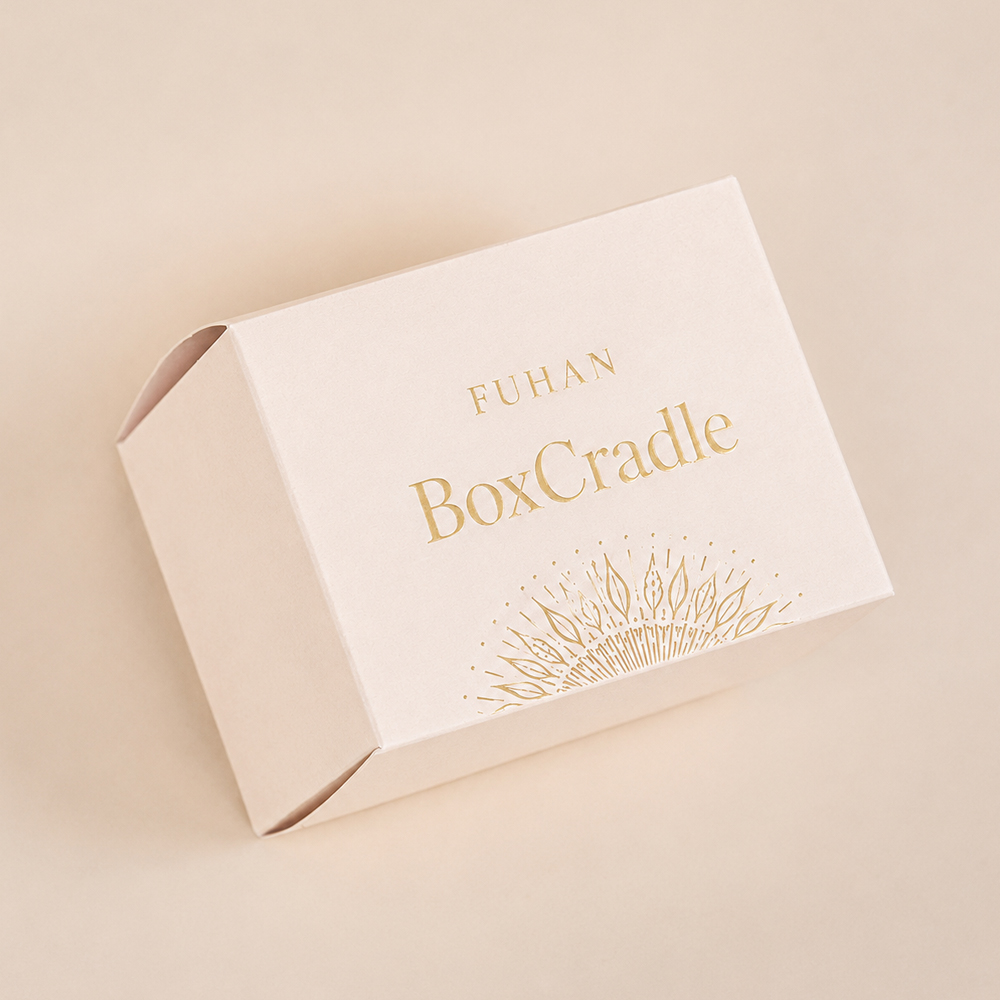 Minimalist Folding Cardboard Box | Soft Packaging for Delicate Treasures