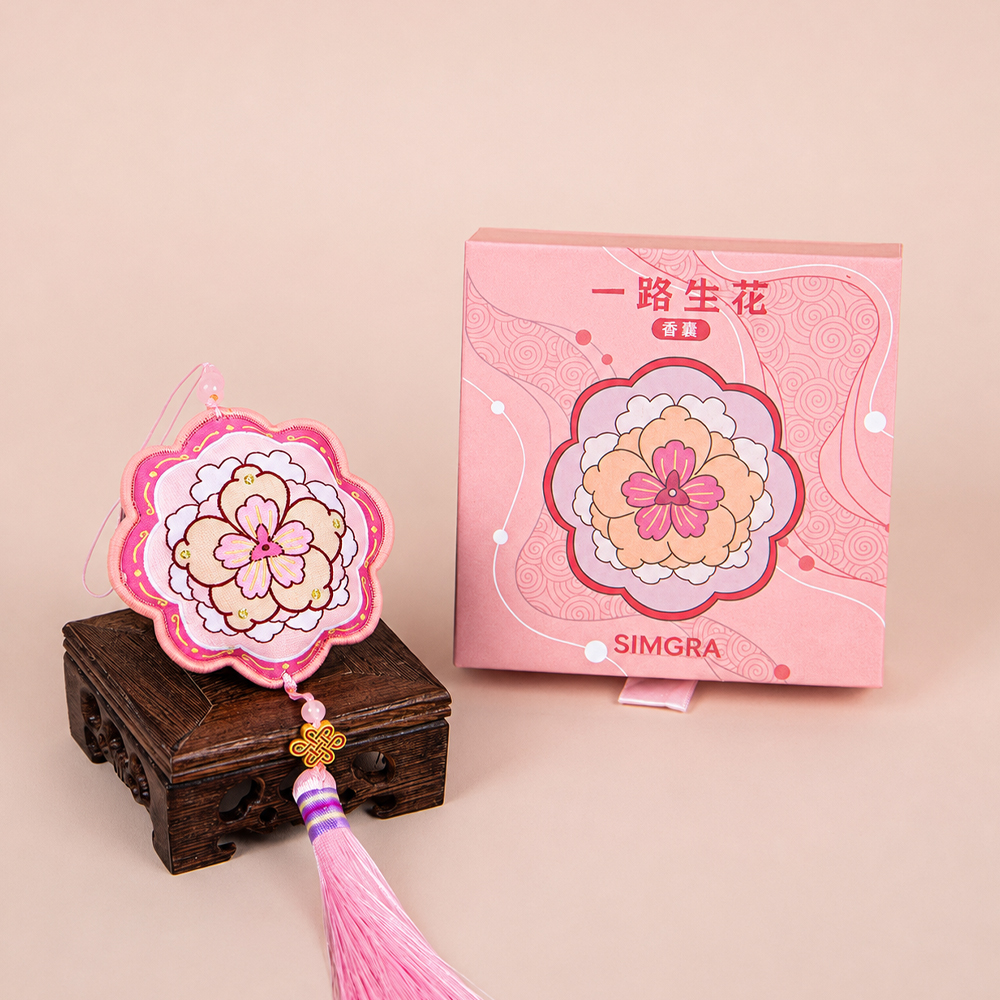 Embroidered Floral Scented Pouch Gift Set | A Scented Pouch That Conveys the Romance of Chinese Tradition