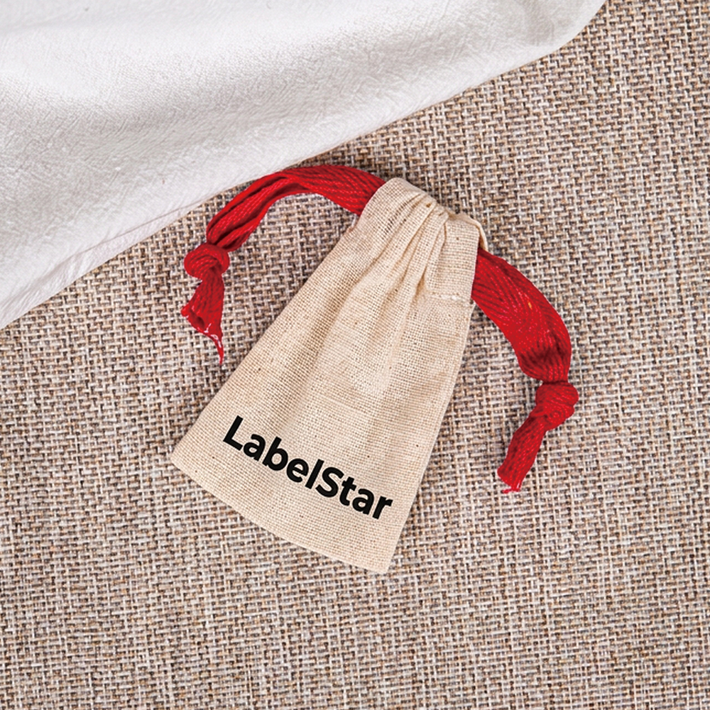 **This Plain White Drawstring Pouch: A “Fabric Home” for Small Items**