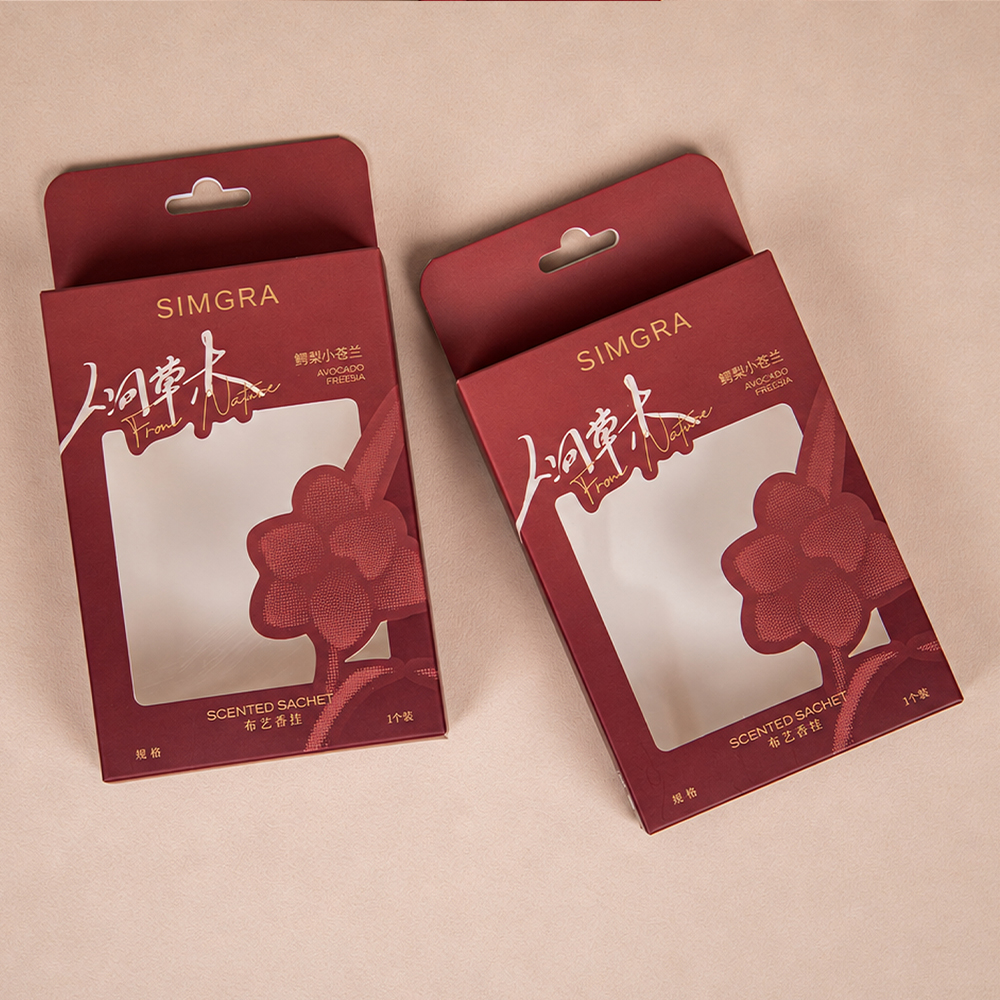 Cardboard Box with Window and Cutouts | Small Packaging, Showcasing Product Aesthetics
