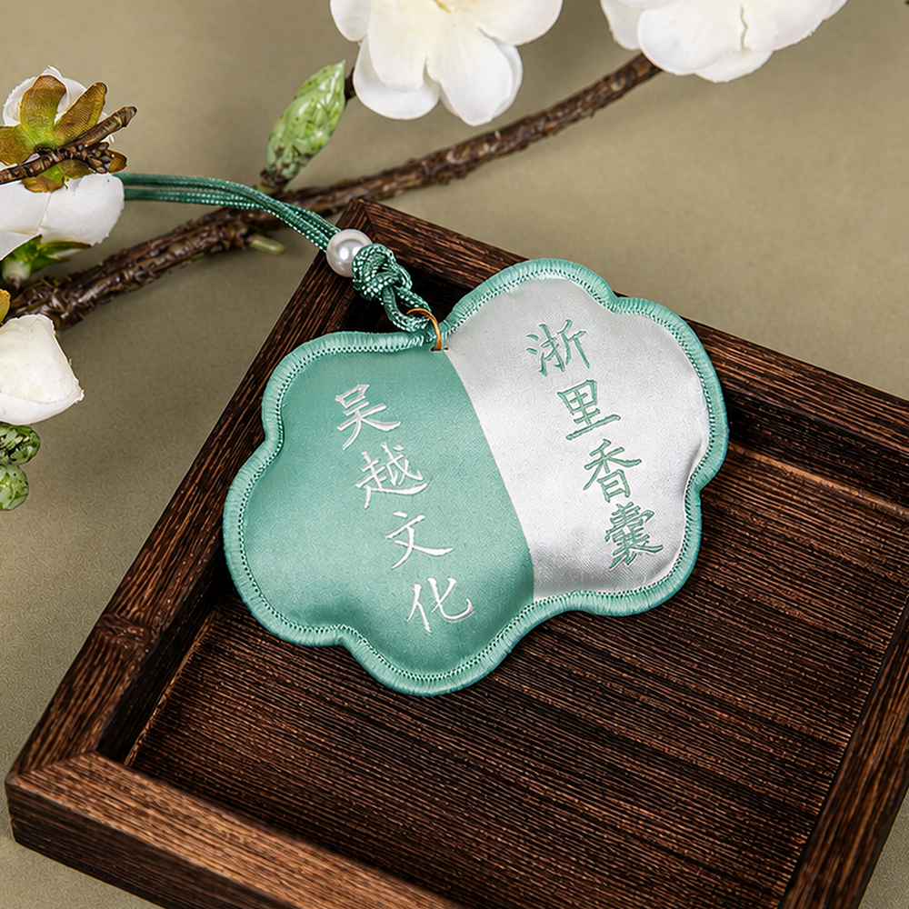 Cloud-shaped Sachet, Holding a Gentle Fragrance of Wuyue Culture